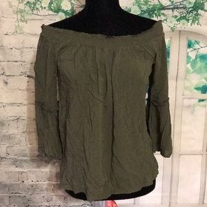 🔥2 for $24🔥  Smocked Off The Shoulder Casual Top